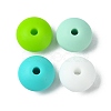 Rondelle Food Grade Eco-Friendly Silicone Focal Beads SIL-F003-07E-2
