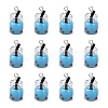 Glass Bottle Pendants X-CRES-S359-01C-1