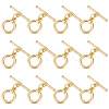12Pcs Brass Toggle Clasps KK-BC0015-43G-1