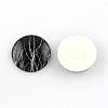 Glass Cabochons GGLA-Q041-25mm-CM-2