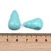 Dyed Synthetic Turquoise 3 Hole Guru Beads G-C198-01A-03-3
