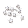 Anti-Tarnish Rhodium Plated 925 Sterling Silver Peg Bails STER-D035-47P-10-1