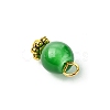 200Pcs Imitation Jade Round Glass Beads Charms FIND-HY0001-25-4