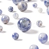 340Pcs 4 Sizes Natural Blue Spot Jasper Beads G-LS0001-17-4