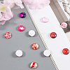 Flatback Glass Cabochons for DIY Projects GGLA-PH0005-12mm-06A-7