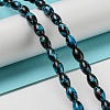 Spray Painted Synthetic Turquoise Beads Strands G-E617-B07-01B-2