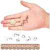Iron Clip-on Earring Findings KK-PH0026-20P-NF-3