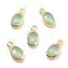 Eco-Friendly Brass with Glass Pendants KK-K268-01L-1