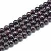 Natural Garnet Beads Strands G-R446-4mm-31-1