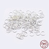 925 Sterling Silver Saw Cut Open Jump Rings STER-F036-02S-0.8x6mm-4