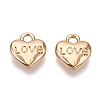 Valentine's Day Rack Plating Alloy Pendants FIND-N005-09G-1
