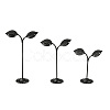 3 Sizes Bean Sprout Leaves Iron Earring Displays EDIS-E013-01A-1