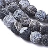 Natural Weathered Agate Beads Strands G-L534-04-6mm-2