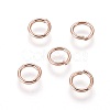 304 Stainless Steel Open Jump Rings X-STAS-O098-01RG-17-1