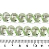 Transparent Electroplate Glass Beads Strands EGLA-N012-06C-4