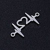 Tarnish Resistant 201 Stainless Steel Links connectors STAS-Q201-JN340-1-2