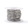 Tarnish Resistant 304 Stainless Steel Cable Chains CHS-C002-03P-06-3