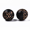 Painted Natural Wood Beads WOOD-T021-53B-M-3