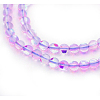 Round Synthetic Moonstone Beads Strands G-M210-6mm-09-2