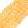 Natural Yellow Calcite Beads Strands GG-CBAA3AB-01-6mm-2