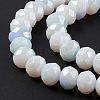 Ombre Effect Dyed Glass Beads Strands GLAA-C023-02A-5