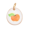 304 Stainless Steel Enamel Pendants STAS-L312-03G-01-1