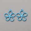 Hollow Out Spray Painted Alloy Pendants LS-FIND-WH20008-19E-1