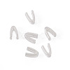 6Pcs 925 Sterling Silver Hollow Initial Beads STER-TA0001-53V-2