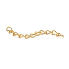 Iron Ends with Twist Chains CH-CH017-G-5cm-2