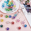 48Pcs 12 Colors Transparent Acrylic Beads MACR-SC0001-35-3