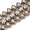 Electroplate Non-magnetic Synthetic Hematite Beads Strands G-T061-111H-1