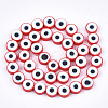 Handmade Polymer Clay Beads Strands X-CLAY-S092-22B-2