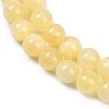 Natural Golden Silk Jade Beads Strands X-G-Z112-A01-8mm-4