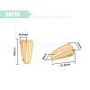 50Pcs 304 Stainless Steel Snap on Bails STAS-UN0046-35-4