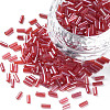 Transparent Colours Luster Glass Bugle Beads SEED-N005-001-A06-1