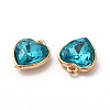 Faceted Glass Rhinestone Pendants GLAA-I051-B21-3