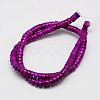 Synthetic Turquoise Beads Strands TURQ-G110-8x4mm-02-2