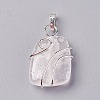 Natural & Synthetic Mixed Stone Pendants G-I220-D-2