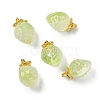 Transparent Glass Pendants GLAA-P072-03G-03-1