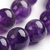 Round Natural Amethyst Gemstone Bead Strands G-J333-01-6mm-1