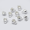 925 Sterling Silver Bead Tips Knot Covers STER-K171-48S-02-2