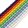 Opaque Glass Beads Strands GLAA-Z015-02-1
