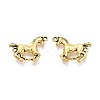 Tibetan Style Alloy Horse Links Connector Charms PALLOY-WH0110-37AG-01-1