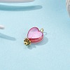 Eco-Friendly Transparent Acrylic Charms PALLOY-JF00749-02-3
