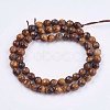 Natural Tiger Eye Round Bead Strands G-R203-6mm-2