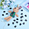60Pcs Acrylic Buttons BUTT-PH0001-59B-02-4