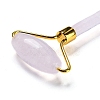 Cherry Quartz Glass Brass Face Massager MRMJ-G009-09G-2