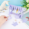 1 Set Opaque Acrylic Earring Display Stands EDIS-PH0001-54B-3