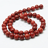 Synthetic Grass Coral Round Beads Strands X-CORA-E032-10mm-01-2