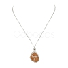 304 Stainless Steel Macrame Pouch Empty Stone Holder for Pendant Necklaces Making NJEW-JN04382-2